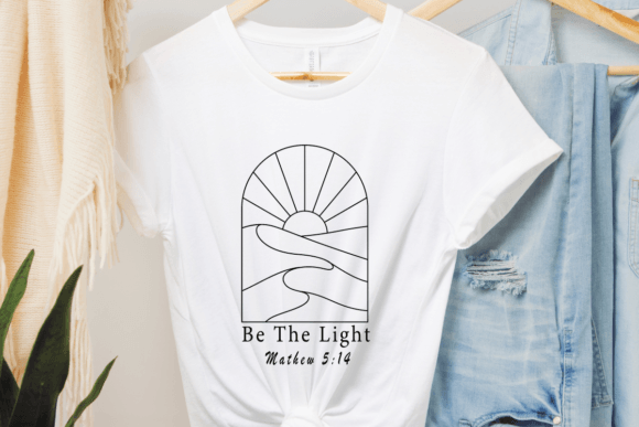 Be the Light Svg Png,Mathew 5 14,Bible Graphics for T-Shirt Designs