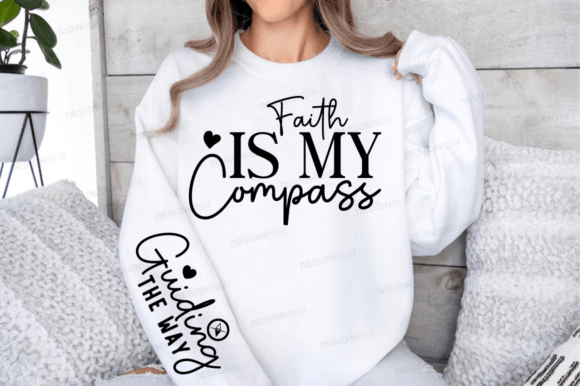 Exploring Faith is My Compass Sleeve Svg Design for T-Shirts and More