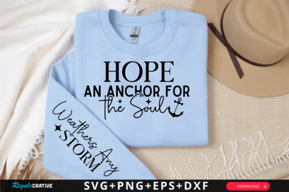 Hope an Anchor for the Soul: A Versatile T-Shirt Graphics Design