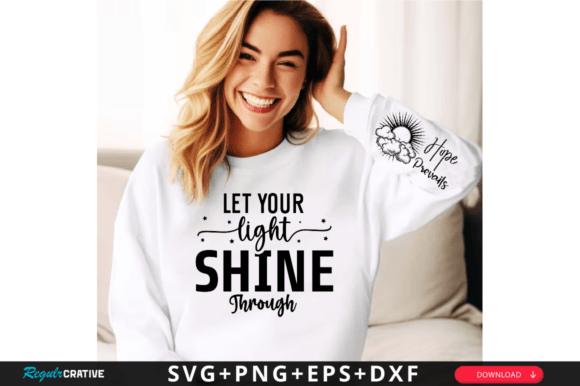 Hope Prevails Sleeve Svg Design for Modern Graphics
