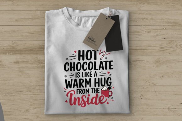 Hot Chocolate is Like a Hug: A Must-Have for T-Shirt Designs and Graphics