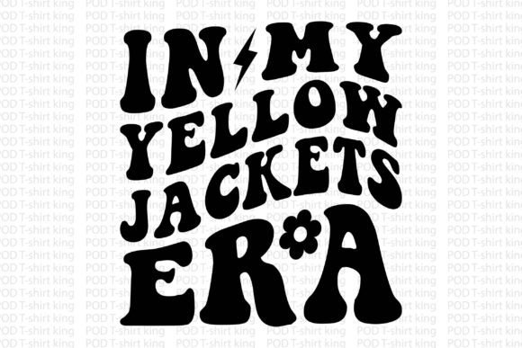 In My Yellow Jackets Era: A Bold T-Shirt Design Graphics Asset
