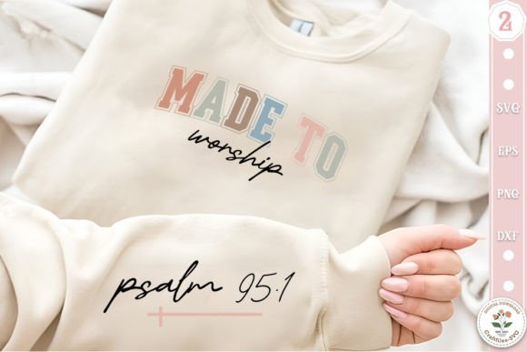 Made to Worship Bible Verse Quotes for T-Shirt Designs