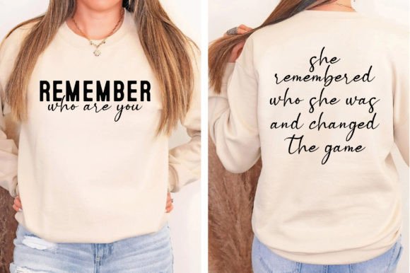 Remember Who Are You SVG: Elevating T-Shirt Designs and Graphics