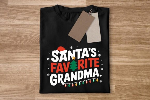 Reviewing Santa's Favorite Grandma Christmas SVG for T-Shirt Designs and Graphics