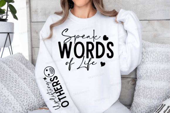 Speak Words of Life: A Versatile Graphics Asset for T-Shirt Designs