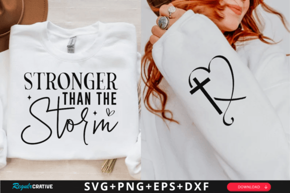 Stronger Than the Storm: A Bold SVG for T-Shirt Designs & Graphics